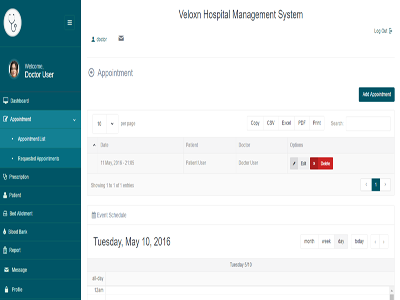 Veloxn Hospital Management System