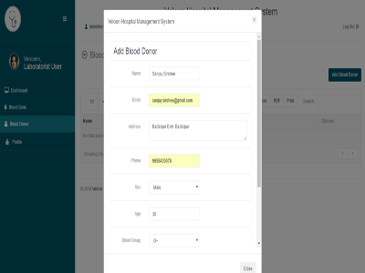 Veloxn Hospital Management System