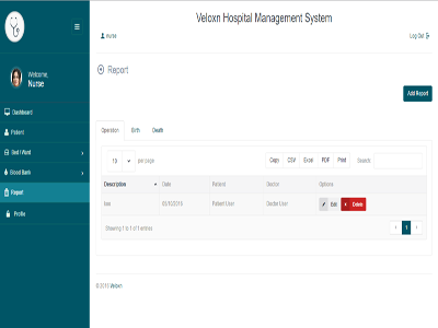 Veloxn Hospital Management System