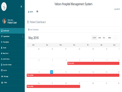 Veloxn Hospital Management System