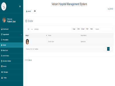 Veloxn Hospital Management System