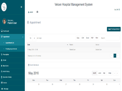 Veloxn Hospital Management System