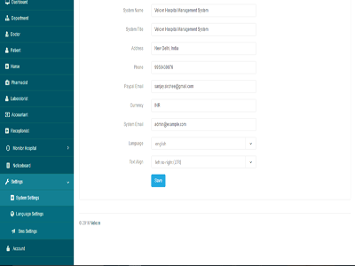 Veloxn Hospital Management System